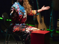singer Rosario La Tremendita during her performance MEM Madrid es Música teatro Fernán Gomez in Madrid, Spain, on 4 December 2020 (