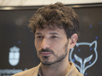 Andres Velencoso attends 'Candidates To Feroz Awards' photocall on December 10, 2020 in Madrid, Spain. (
