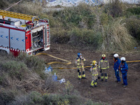 Three homeless sub-Saharan migrants and twenty-seven seriously injured in the fire of an occupied industrial building in Badalona, near Barc...