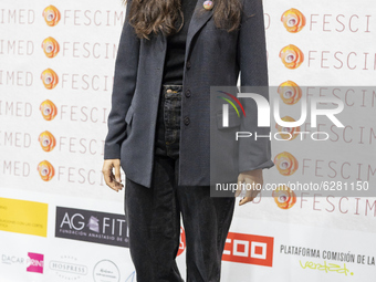 Alba Flores attends 'International Film Festival For A Democratic Memory' photocall at Cinetecas on December 16, 2020 in Madrid, Spain. (