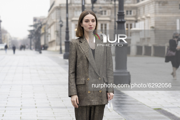 Spanish actress Maria Valverde during the presentation project 'Symphony' at Madrid Royal Opera House, Spain, 21 December 2020. The project...