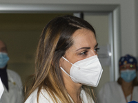 The first operator of the ASL of Rieti subjected to vaccination was the nurse Sara Miele, of the Unit of Pediatrics and Naonathology of the...
