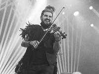 Spanish violinist Jorge Guillen during his performance at the STRAD El violinista Rebelde concert in Madrid. December 28, 2020 spain (