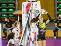 Bechis Marta during the Volleyball Women Serie A match between  volley Millenium Brescia and Bosca San Bernardo Cuneo at Pala George in Mont...