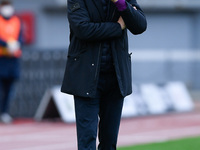 Cesare Prandelli manager of ACF Fiorentina looks on during the Serie A match between SS Lazio and ACF Fiorentina at Stadio Olimpico, Rome, I...