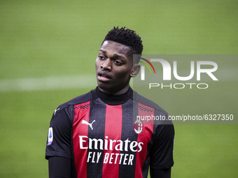 Milan forward Rafael Leao (17) looks on during the Serie A football match n.16 MILAN - JUVENTUS on January 06, 2021 at the Stadio Giuseppe M...