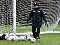 Oldham Athletic manager Harry Kewell during training at Chapel Road, Oldham before the FA Cup third round tie against Bournemouth at the Vit...