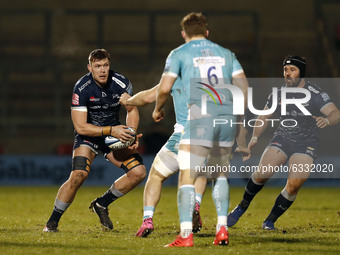  Sales Cobus Wiese     during the Gallagher Premiership match between Sale Sharks and Worcester Warriors at AJ Bell Stadium, Eccles on Frida...