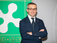 Assessor Stefano Bolognini attends the press conference to present the new Regional Government in Lombardy at Palazzo Lombardia on January 0...