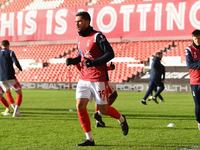 
Miguel ngel Guerrero (19) of Nottingham Forest warms up ahead of kick-off during the FA Cup match between Nottingham Forest and Cardiff Cit...