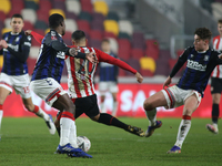  Saman Ghoddos of Brentford controls the ball during the FA Cup match between Brentford and Middlesbrough at the Brentford Community Stadium...