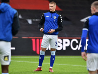  Oldham Athletic's Harry Clarke before the FA Cup match between Bournemouth and Oldham Athletic at the Vitality Stadium, Bournemouth on Satu...