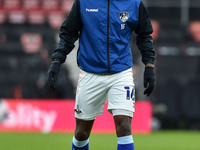  Oldham Athletic's Brice Ntambwe before the FA Cup match between Bournemouth and Oldham Athletic at the Vitality Stadium, Bournemouth on Sat...