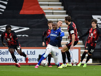  Oldham Athletic's Dylan Bahamboula in action during the FA Cup match between Bournemouth and Oldham Athletic at the Vitality Stadium, Bourn...