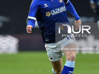  Oldham Athletic's Davis Keillor-Dunn in action during the FA Cup match between Bournemouth and Oldham Athletic at the Vitality Stadium, Bou...