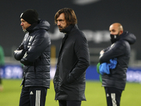 Andrea Pirlo, head coach of Juventus FC, during the Serie A football match between Juventus FC and US Sassuolo at Allianz Stadium on January...