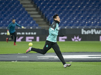 Wu Lei during the match between RCD Espanyol and CD Castellon, corresponding to the week 21 of the Liga Smartbank, played at the RCDE Stadiu...