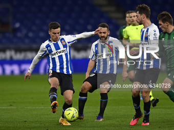 Adria Pedrosa during the match between RCD Espanyol and CD Castellon, corresponding to the week 21 of the Liga Smartbank, played at the RCDE...