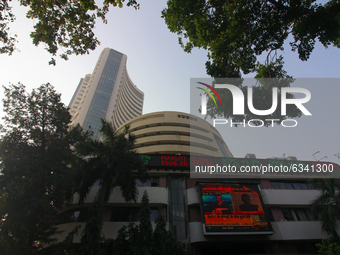 The Bombay Stock Exchange (BSE) building is seen in Mumbai, India on January 11, 2021. (