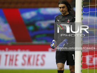 Ciprian Tătăruşanu during Tim Cup 2020-2021 match between Milan v Torino, in Milano, on January 12, 2021  (