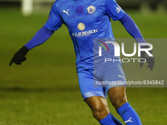 Kyel Reid of Billericay Town during National League South between Dartford FC and Billericay Town at Princes Park Dartford on 12th January,...