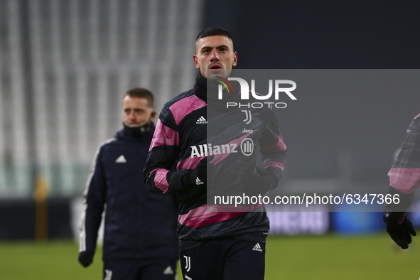 Merih Demiral of Juventus FC during the Italy Cup match between Juventus FC and Genoa CFC at Allianz Stadium on january 13, 2021 in Turin, I...
