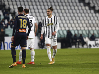 Radu Dragusin of Juventus FC during the Italy Cup match between Juventus FC and Genoa CFC at Allianz Stadium on january 13, 2021 in Turin, I...