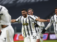 Hamza Rafia of Juventus FC celebrates after scoring  a goal during the Italy Cup match between Juventus FC and Genoa CFC at Allianz Stadium...