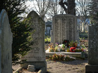A view of monument commemorating more than 200 children from Bethany Mother and Child Home at Mount Jerome Cemetery in Harold's Cross, Dubli...