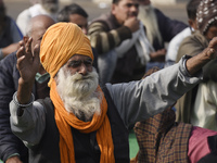 Farmers at the protest site against the new farm laws, at the Delhi-Uttar Pradesh border in Ghaziabad, India January 13, 2021. The 2020 Indi...