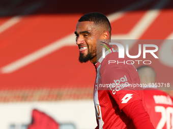 Kevin-Prince Boateng of AC Monza during the Match between AC Monza and Cosenza for Serie B at U-Power Stadium in Monza, Italy, on January 15...