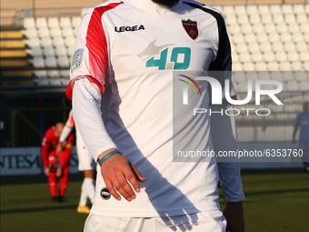 Matteo Legittimo of Cosenza during the Match between AC Monza and Cosenza for Serie B at U-Power Stadium in Monza, Italy, on January 15 2021...