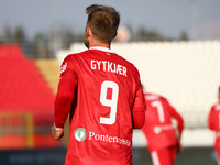 Christian Gytkjaer of AC Monza during the Match between AC Monza and Cosenza for Serie B at U-Power Stadium in Monza, Italy, on January 15 2...