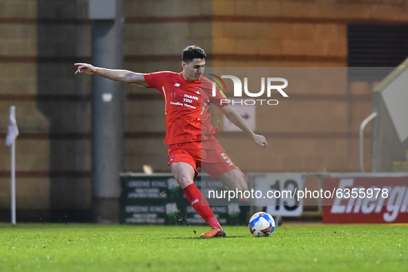 Dan Happe of Leyton Orient during the Sky Bet League Two match between Leyton Orient and Morecambe at The Breyer Group Stadium on January 16...