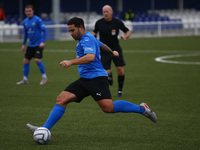 Jai Reason of Billericay Town during Vanarama National League - South between Billericay Town and of Dulwich Hamlet at New Lodge,  Billerica...