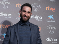 actor Dani Rovira attend the 35th Goya Cinema Awards candidates lecture at Academia de Cine on January 18, 2021 in Madrid, Spain. (