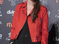Director Paula Palacios attends the 35th Goya Cinema Awards candidates lecture at Academia de Cine on January 18, 2021 in Madrid, Spain. (