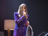 Singer Elvira Sastre  during the performance at Inverfest, Madrid's winter festival, in Circo Price of Madrid on January 19, 2021 spain (