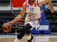 Vasilije Micic of Anadolu Efes in action during the EuroLeague Basketball match between Zenit St. Petersburg and Anadolu Efes Istanbul on Ja...