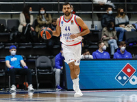 Krunoslav Simon of Anadolu Efes in action during the EuroLeague Basketball match between Zenit St. Petersburg and Anadolu Efes Istanbul on J...