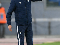 Simone Inzaghi manager of SS Lazio gestures during the Coppa Italia match between SS Lazio and Parma Calcio 1913 at Stadio Olimpico, Rome, I...