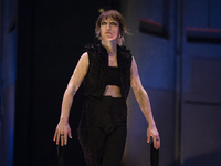 the dancer Luz Arcas during the Tona performance at the La Abadia Theater in Madrid. January 28, 2021 Spain (