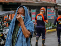 A second alarm fire hits in Muslim Community in 18th Avenue, Cubao, Quezon City on morning of January 30, 2021. Residents back to their prop...