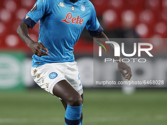 Tiemoue Bakayoko of Napoli during the UEFA Europa League Round of 32 match between Granada CF and SSC Napoli at Estadio Nuevo los Carmenes o...