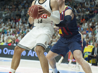 Ayon Player of Real Madrid during the second  match of the Spanish ACB basketball league final played Real Madrid vs  Barcelona (100-80) at...