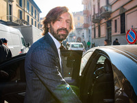 Andrea Pirlo attends the Etro fashion show during Milan Men's Fashion Week Fall/Winter 2020/2021 on January 12, 2020 in Milan, Italy (