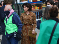 Lady Gaga is seen filming ‘House Of Gucci’ in Milano on March 11, 2021 Italy. (