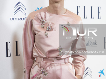 Nuria March attends the first edition of the Elle Woman Awards at the El Beatriz Club on March 12, 2021 in Madrid, Spain.  (