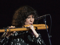 jazz music Trinidad Jimenez during her performance at the Ellas Crean festival at the Casa de America in Madrid, Spain, on March 18, 2021. (