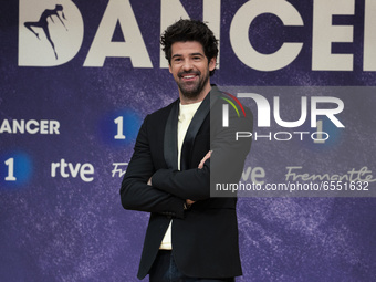 Actor Miguel Ángel Munoz attends The Dancer photocall on March 23, 2021 in Madrid, Spain. (